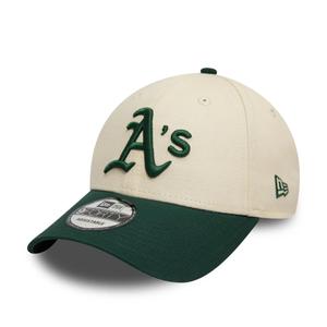60595214-casquette-9forty-oakland-athletics-colour-block-beige-vert-fonce-tu