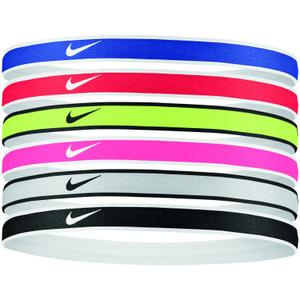 n1002021-655-lot-de-6-bandeaux-femme-nike-swoosh-sport-tipped-university-red-game-royal-volt-tu