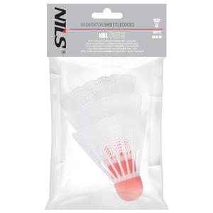 14-30-100-volants-de-badminton-nylon-nils-extreme-nbl6003-x3-multicolor-tu