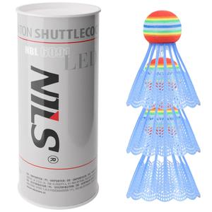 14-30-106-volants-de-badminton-nylon-led-nils-extreme-nbl6091-x3-multicolor-tu