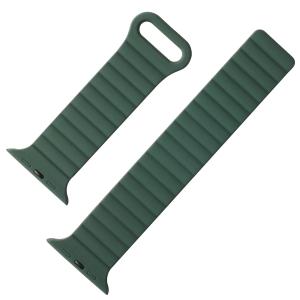 dwac-a-034-bracelet-de-montre-platyne-apple-watch-vert-fonce-orange-tu