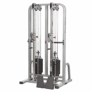 sdc2000g-2-appareil-de-musculation-double-colonne-cable-avec-pile-de-poids-2-x-105-kg-proclubline-gris-noir-99x116-8x231-cm