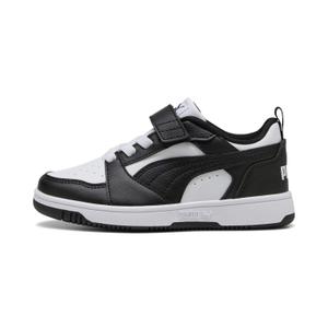 397419-01-baskets-enfant-puma-rebound-v6-lo-ac-plus-ps-black-white