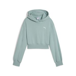 629894-67-sweatshirt-a-capuche-crop-fille-puma-essentials-tr-green
