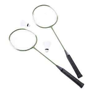 p4f200050-set-de-badminton-de-2-raquettes-2-volants-de-vitesse-dans-1-tube-dans-un-sac-de-transport-avec-etiquette-volante-pure4fun-fc-black-green-tu