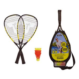 490114-set-de-badminton-avec-sac-schildkrot-speedbadminton-black-yellow-tu