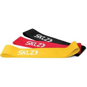 500-mini-bande-de-resistance-sklz-jaune-noir-rouge-24-13x5-08x0-25-cm