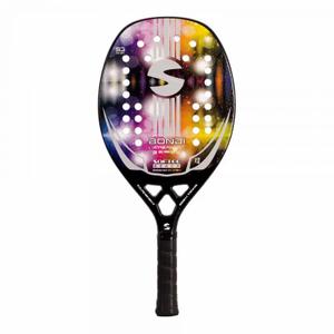 0016992-raquette-de-tennis-plage-softee-bondi-noir-rose-jaune-tu