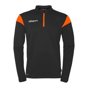100225810-haut-d-entrainement-1-4-zip-uhlsport-squad-27-noir-orange-fluo