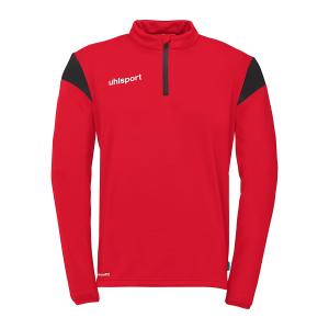 100225862-haut-d-entrainement-1-4-zip-uhlsport-squad-27-rouge-noir