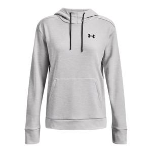 1373055-014-sweatshirt-a-capuche-femme-under-armour-fleece-r-left-chest-gris-chine-noir
