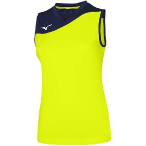 v2ea720544-t-shirt-femme-mizuno-authentic-myou-jaune-fluo-bleu-marine