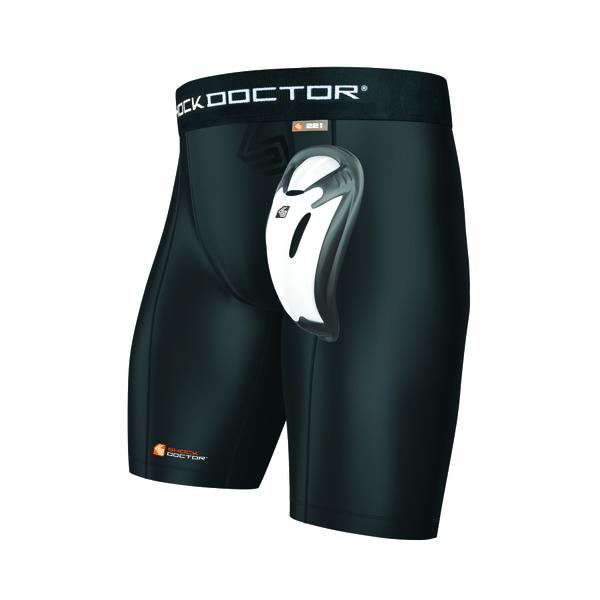 short-de-compression-shock-doctor-avec-bioflex-cup-noir