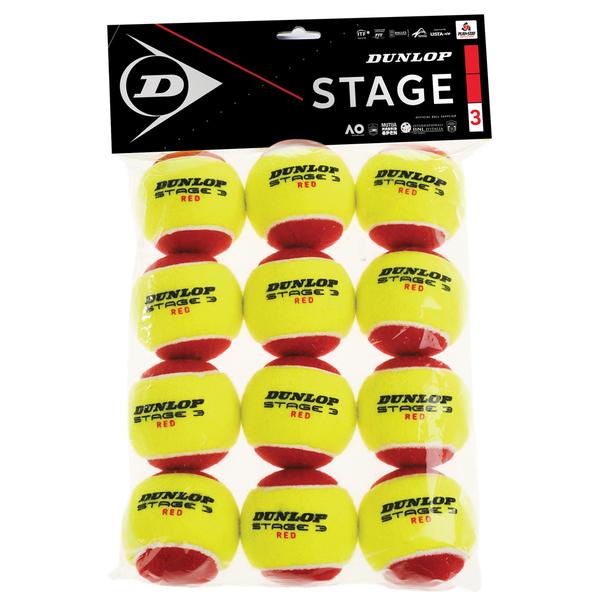 601344-lot-de-12-balles-de-tennis-dunlop-stage-3-jaune-rouge-tu