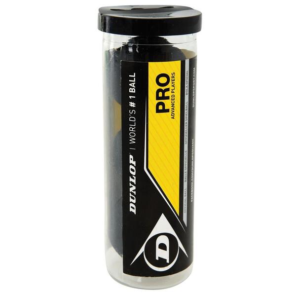 700110-lot-de-3-balles-de-squash-dunlop-db-pro-noir-tu