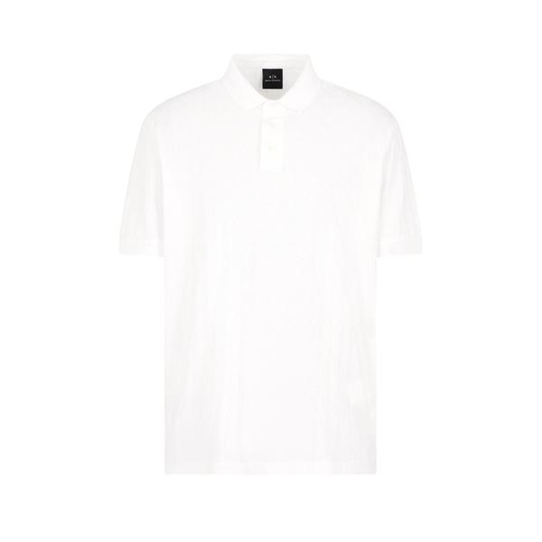 xm000219-af10337-u0009-polo-coupe-regulier-avec-logo-armani-exchange-off-white