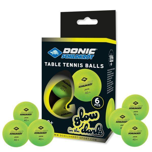 608507-balle-de-tennis-de-table-donic-schildkrot-glow-in-the-dark-poly-40-plus-x6-vert-tu