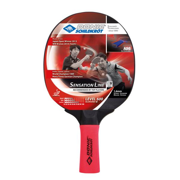 t4795-raquette-de-tennis-de-table-donic-schildkrot-sensation-600-rouge-noir-26-0x15-0x2-6-cm