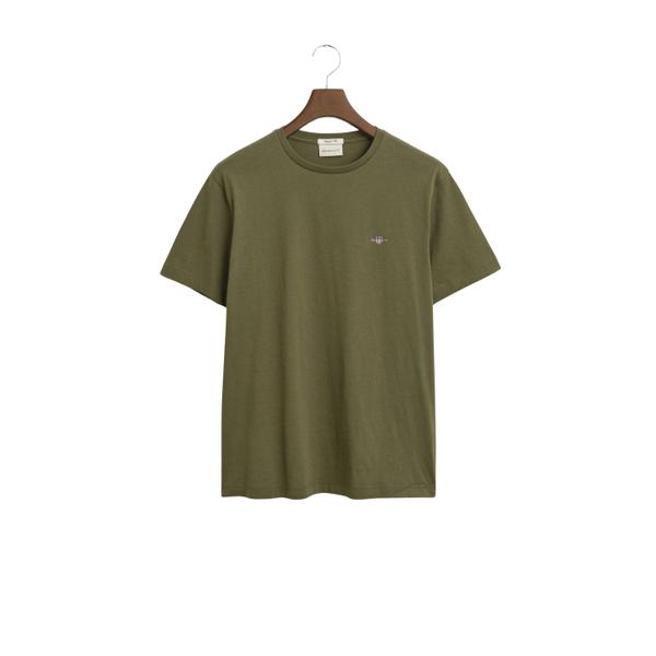 2003184-303-t-shirt-gant-shield-moss-green