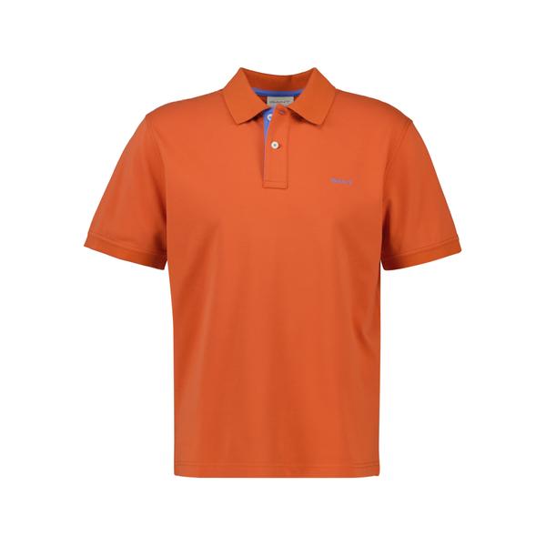 2062026-845-polo-en-coton-pique-contrastant-gant-deep-orange