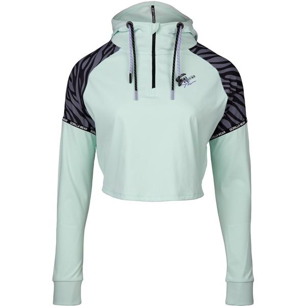 9181740000-sweatshirt-a-capuche-court-femme-gorilla-wear-zion-green