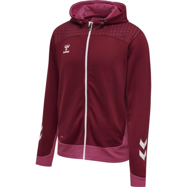 207411-3584-sweat-a-capuche-hummel-hmllead-rouge-bordeaux