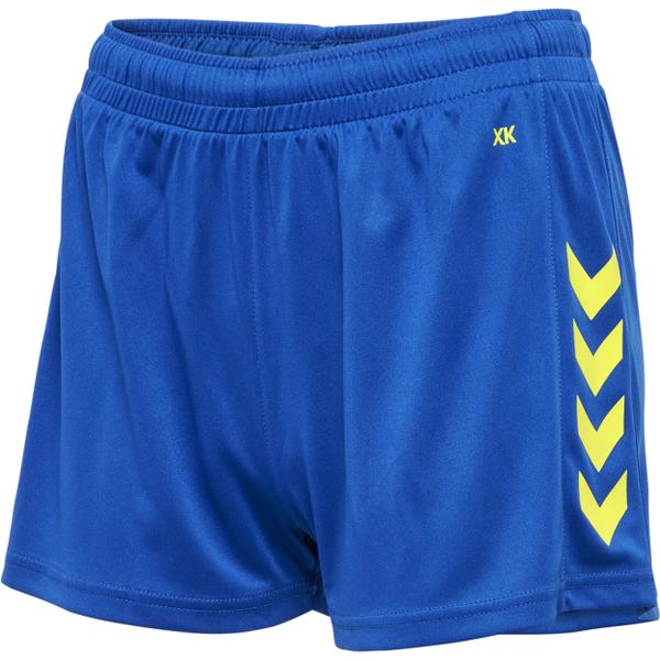 211468-8606-short-polyester-femme-hummel-core-xk-bleu