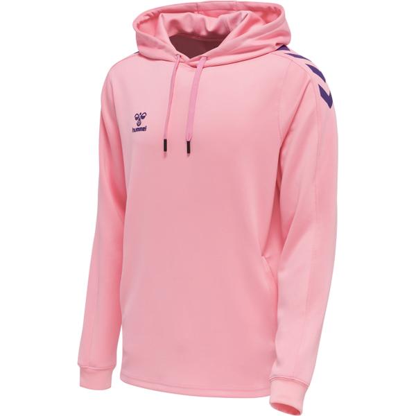 211482-3257-sweatshirt-a-capuche-polyester-hummel-core-xk-pink