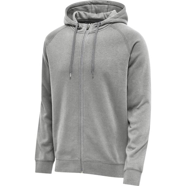 215089-2006-sweatshirt-a-capuche-zippe-hummel-red-classic-grey
