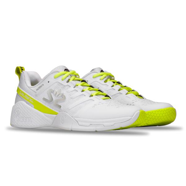 chaussures-femme-salming-kobra-3-blanc-jaune-fluo