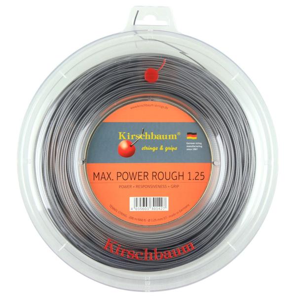 k2mpr1-cordage-de-tennis-kirschbaum-max-power-rough-200-m-gris