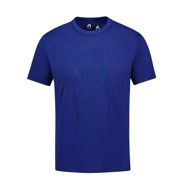 2321332-t-shirt-le-coq-sportif-graphic-paris-2024-n-1-blue-depths