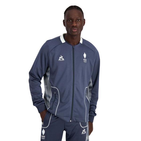2410140-sweatshirt-zippee-le-coq-sportif-paris-2024-n-2-insignia-blue