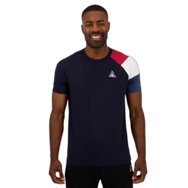 2510410-t-shirt-le-coq-sportif-n-1-sky-captain-rio-red
