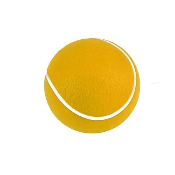te097-balle-de-tennis-en-mousse-carrington-jaune-blanc-6-3-cm