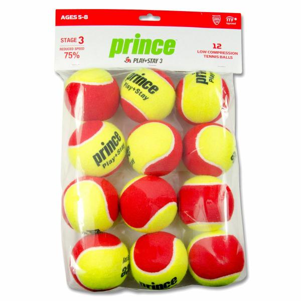 7g329000-sachet-de-12-balles-de-tennis-prince-play-stay-stage-3-felt-jaune-tu