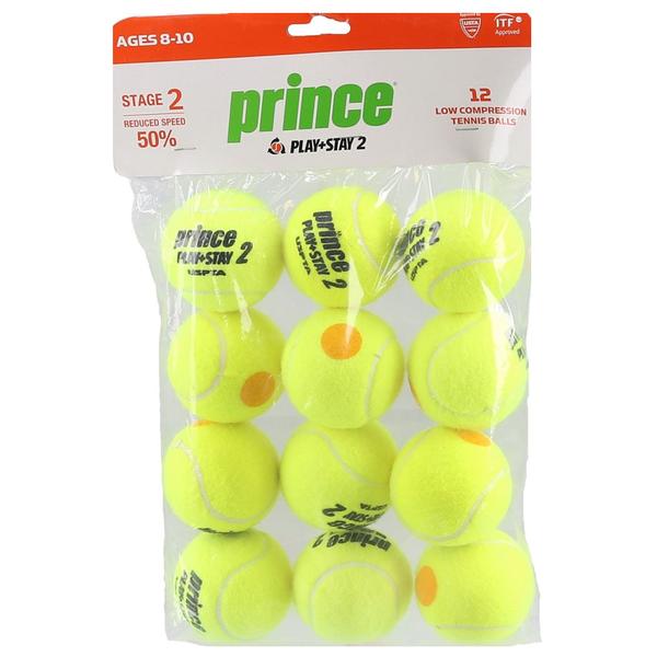 7g338000-sachet-12-balles-de-tennis-prince-play-stay-stage-2-jaune-tu