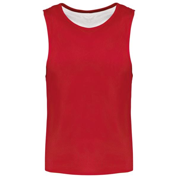 pa042-sportyred-white-chasuble-reversible-proact-sporty-red-white