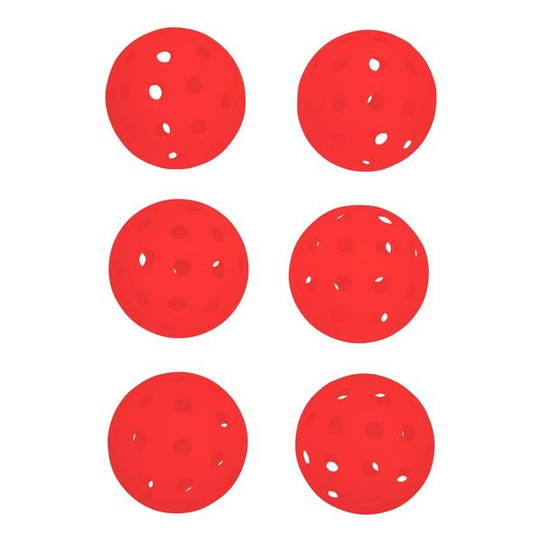 p4f200120-balle-pickleball-outdoor-pure4fun-x6-red-72-mm