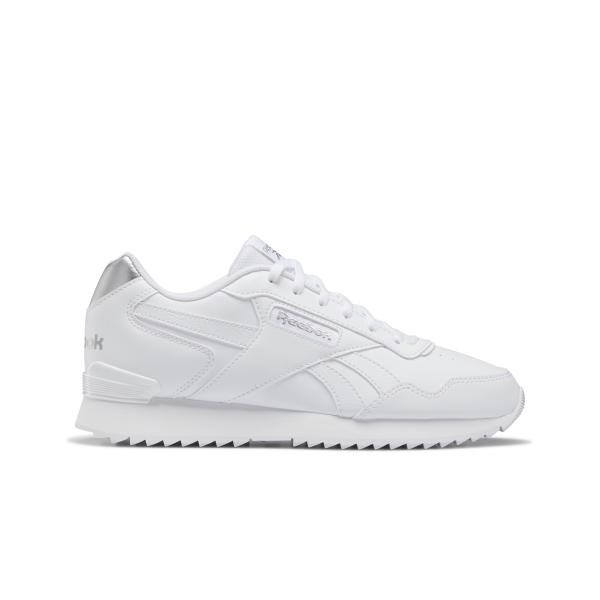id1963-baskets-femme-reebok-classics-glide-ripple-clip-blanc-argent