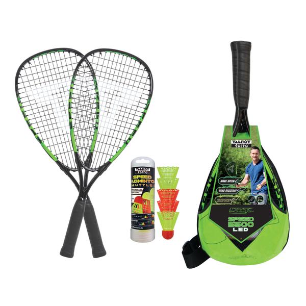490118-set-de-badminton-avec-un-sac-a-bandouliere-schildkrot-speedbadminton-speed-5500-led-noir-tu