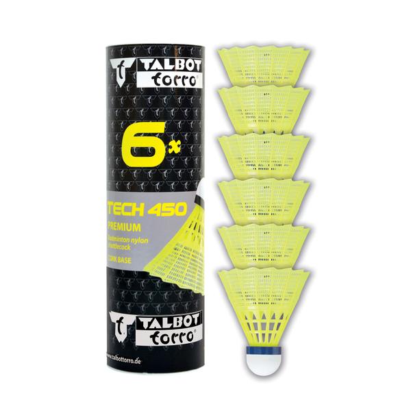 469183-volant-badminton-talbot-torro-tech-450-korb-x6-yellow-blue-medium-tu