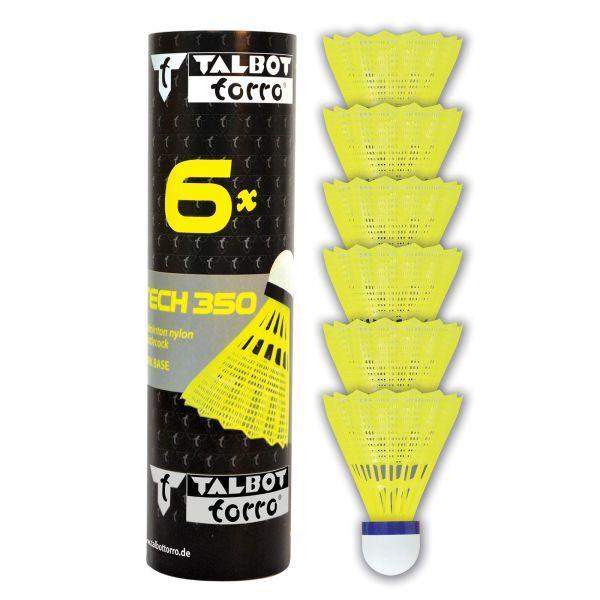 479103-volant-badminton-talbot-torro-tech-350-korb-x6-yellow-blue-medium-tu