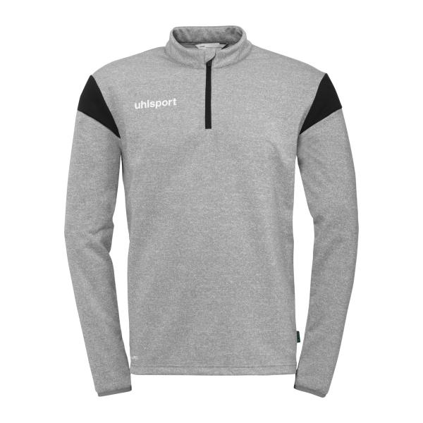100225831-haut-d-entrainement-1-4-zip-uhlsport-squad-27-gris-fonce-chine-noir