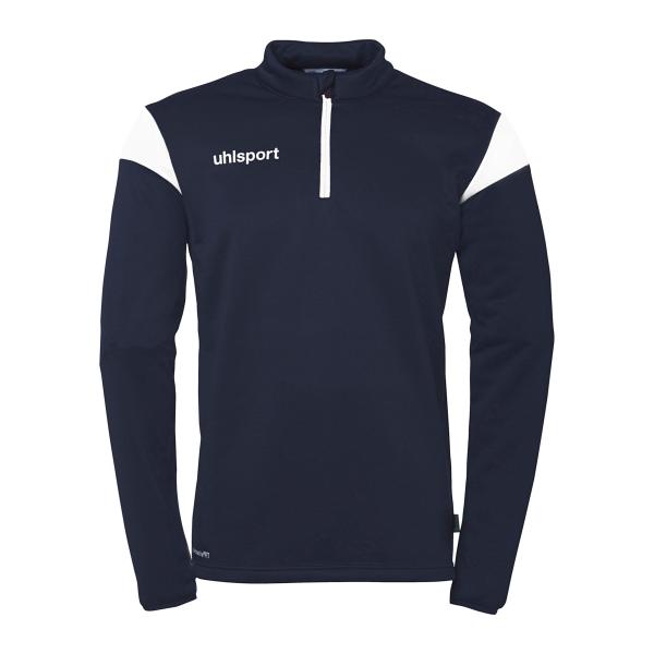 100225841-haut-d-entrainement-1-4-zip-uhlsport-squad-27-bleu-marine-blanc