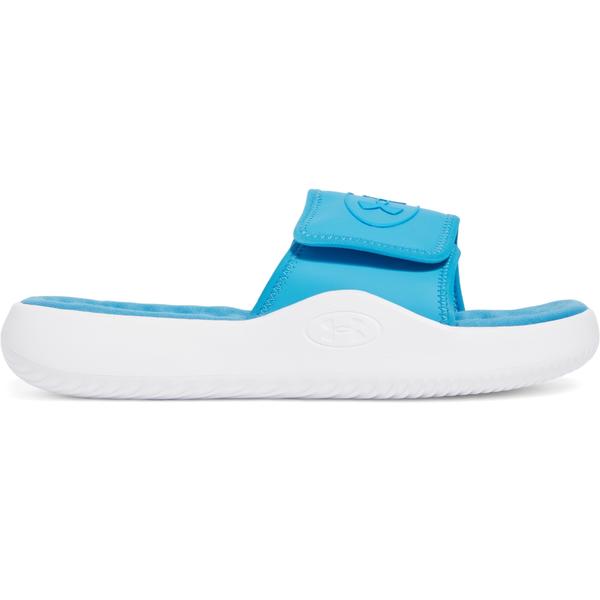 6000337-452-claquettes-under-armour-ignite-pro-8-ether-blue-bleu-electrique-blanc