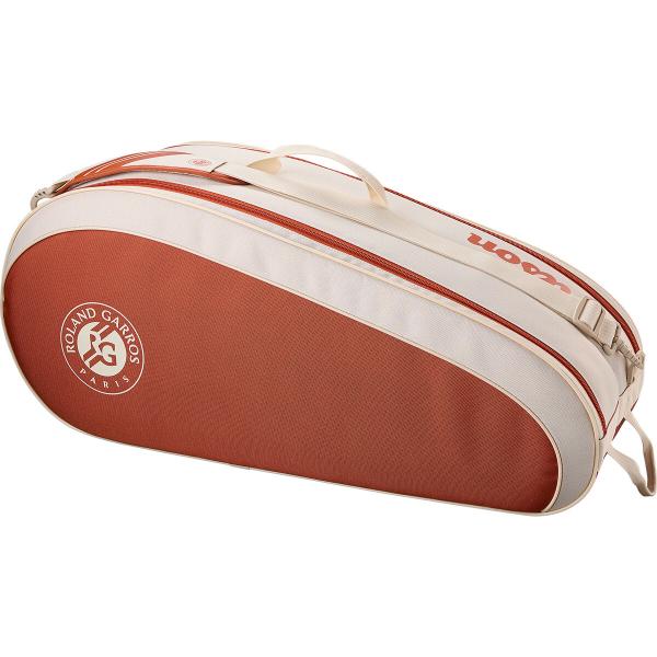wr8045401-plus-sac-de-raquette-de-tennis-wilson-team-6pk-rolland-garros-2025-cream-tu