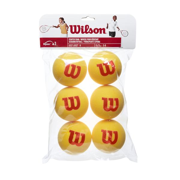 wrz259300-balles-de-tennis-en-mousse-wilson-starter-tour-x6-jaune-tu